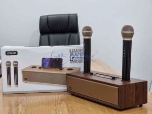 Loa Bluetooth XM-U525 Kèm 2 Micro Karaoke. Sản phẩm có thể kết nối với nhiều thiết bị như Điện thoại TV PC laptop máy chiếu... thông qua kết nối Bluetooth hoặc cáp giúp cho việc sử dụng rất thuận tiện và đa dạng.