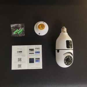 V380 Pro Dual Lens Camera WiFi Remote Camera Connection CCTV Kamera Alarm Pelacakan Otomatis 8MP HD PTZ IP Kamera