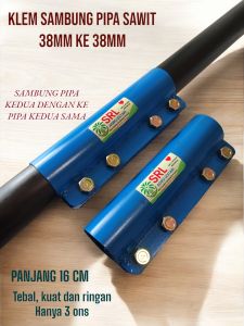 KLEM SAMBUNG PIPA SAWIT YANG SAMA 38MM KE 38MM ORIGINAL SRL COD