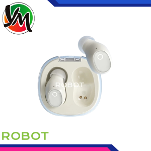 HANDSFREE BLUETOOTH ROBOT T22 TWS Wireless Earphone Airbuds Flybuds T22 Bluetooth 5.3 True Wireless Daya Baterai Tahan 35 Jam Original