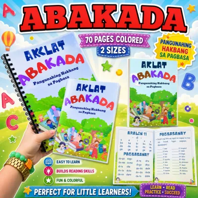 AKLAT ABAKADA 70 PAGES TAGALOG READING FOR BEGINNERS ALPABETONG FILIPINO