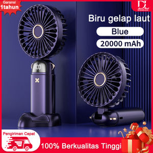 DL Kipas Angin Mini 20000mAh 5-Speed Wind Kipas Genggam Portabel Karakter LED Display Portable Handheld Fan Aromaterapi kipas mini