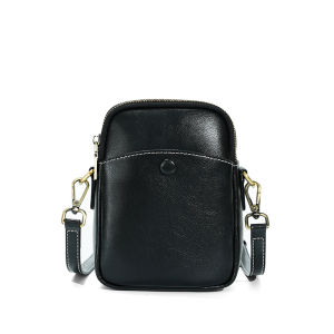 Womens Bag 2024 New model top-layer cowhidephone bag for women   Genuine leather fashionable and versatile womens shoulder and crossbody bag