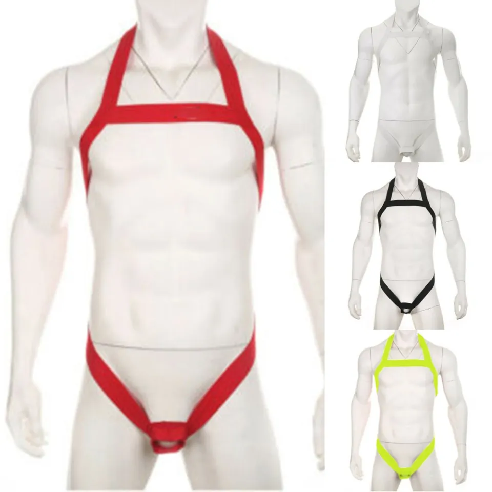 Buy Solid Color Clubwear Shoulder Strap Thong Lingerie G-String