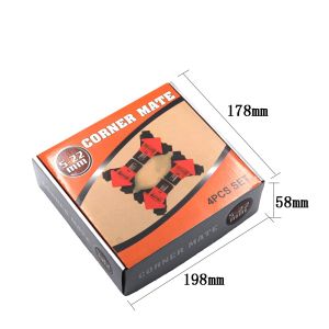 4PCS Adjustable 90 Degree Right Angle Clamp Fixing Clips Picture Frame Corner Clamp Woodworking Hand