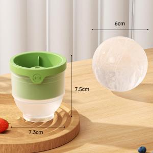 【Product Lab】SG Ready Stock Round Ice Ball Maker Mold Spillproof Slow-Melting Ice Sphere for Drinks & Cocktails Reusable Stackable