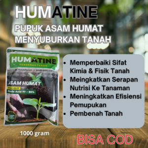 Pupuk Asam Humat Humatine 90% Kemasan 1kg Formula Meperbaiki Lahan