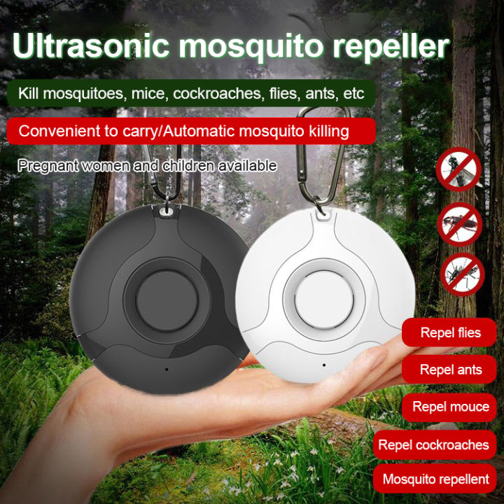 Portable Electronic Outdoor Ultrasonic Mosquito Repeller Lazada