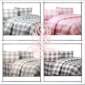 Bedcover set fullkotak emily . bedcover set murah. bedcover set korean terkini mulai tinggi kasur 20CM-40CM
