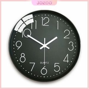 Jozoo Wall Clock Silent Non-Ticking Round Wall Clock Modern Simple Style Fashion Watch