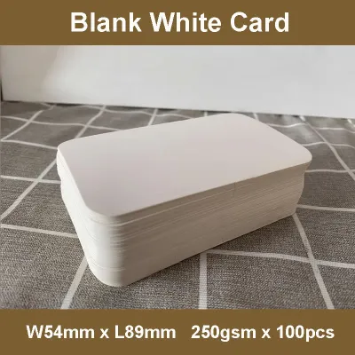 SG Seller Modern Minimalist Blank Paper Cards (250/350gsm) | Extra Thick Plain Cards for Greeting Memo DIY Gift Tags Scrapbooking & Crafts | Brown Black White Assorted Colors - Artisan Paper