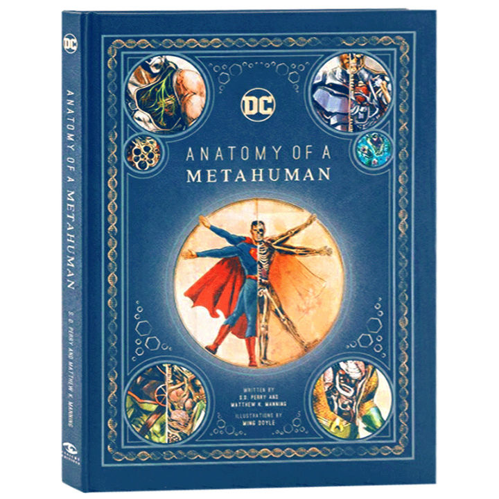 Original English version of superhuman anatomy DC anatomy of a Metahuman in-depth study of characters