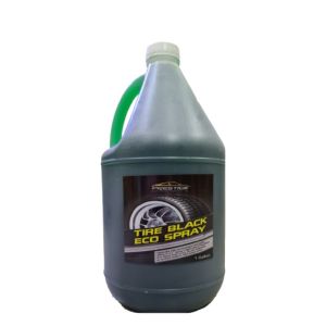 Prestige Tire Black Eco Spray 1 Gallon Non-Greasy Easy to Use Protects Tires from Road Tar Dirt & Grime Provides Long-Lasting Clean Shiny Finish Enhances Tire Appearance Eco-Friendly Formula Ideal for All Tire Types Durable Professional