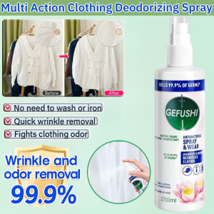Clothing Deodorizing Spray Wrinkle Release Fabric Softener Anti Static Fresh Scent Clothes Care Spray衣物除皱去味喷雾
