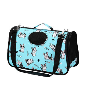 Pet carrier bag puppy cat travel folding carry bag