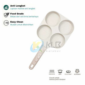 Wajan Penggorengan Dapur/Panci Penggorengan Telur Pancake/4IN1 Telur Pancake Omlet Pan Breakfast
