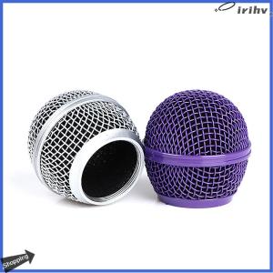 【jianzhanqinl】 1pc For Shure SM58 Wireless Microphone Replacement Metal Microphone Grille Replacing Professional Party Mic Head Part