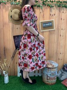 DRESS SABRI THE ROSE RUBBER 4456-15 GHAUDENS baju wanita terbaru 2020 kekinian DRESS WANITA TERBARU