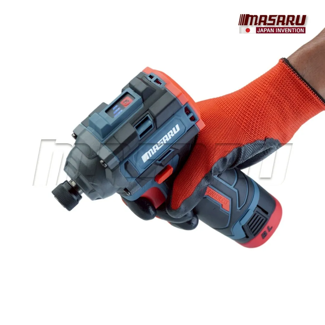 MASARU รุ่น SCDI-185 แรงบิด 185 N.m ไขควงกระแทกไร้สาย สว่านไร้สาย แบตเตอรี่ลิเธียม 16.8V เจาะ ขันสกรู ได้ 3 ระดับ
