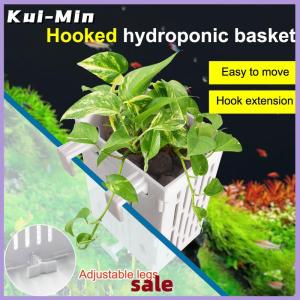Kui-Min Hot Treo hút cup móc Aquarium nhà máy chủ nhựa Aquarium planter cup planter giỏ thủy sản nồi hộp aquascape trang trí