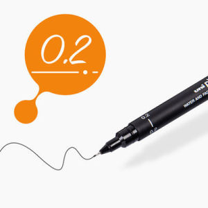 SCOOL 0.05/ 0.8MM Technical Drawing Pen Artists Sketch Marker Pen Office Writing Black Ink Gel Pen