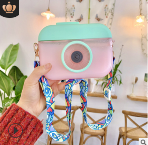 New 2021 มีสติ๊กเกอร์แถมฟรีทุกกล่อง กระบอกน้ํากล้องถ่ายรูป กระติ๊กน้ํา กระบอกน้ํา B1202