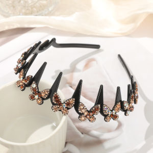 2026 Hot Sale [ Shipped from China ] Wavy headband for women bangs hair clip easy-to-use braided hairband simple and versatile non-slip hairpin floral headband B3