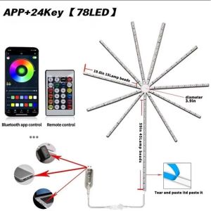BHQ LED Strip Light RGB Color Changing Light with APP Remote Control Sync Lights Lampu Raya Decoration