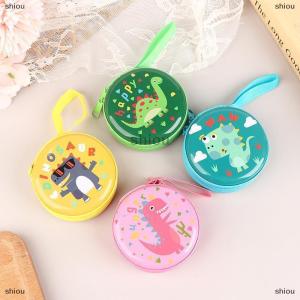 [COD] shiou Đáng Yêu Khủng Long Vòng Đồng Xu Ví Dễ Thương In Ví Dây Kéo Thay Đổi Ví Cho Bé Trai Cô Gái Tai Nghe Lưu Trữ Pouch