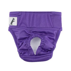 SWEET TIM Soft Dog Physiological Sanitary Pant Comfortable Polyester Pet Menstruation Pant Practical Leak-Proof Dog Diaper Shorts Cleaning