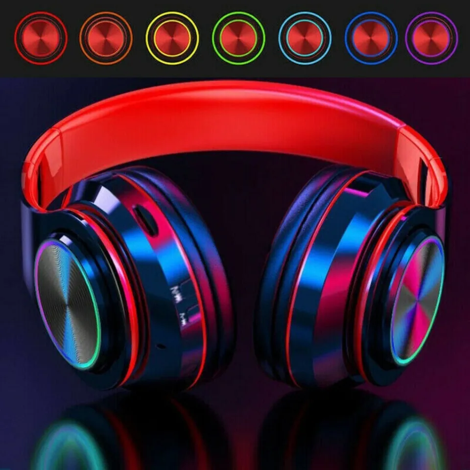 Led bluetooth headset hot sale