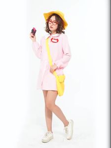 Halloween cosplay Trang phục người lớn màu hồng phong cách Nhật Bản dùng hàng ngày trang phục giáo viên mầm non trang phục biểu diễn sân khấu cho trẻ em và phụ huynh.