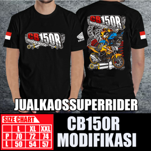 BAJU KAOS DISTRO HONDA CB150R MODIFIKASI