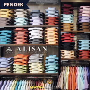Kemeja Alisan SLIMFIT. Kemeja Polos Alisan Slimfit Pendek Lengan Harga Termurah