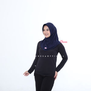 Jilbab Bergo Sporty Cocok Untuk Harian Volly Dan Olahraga