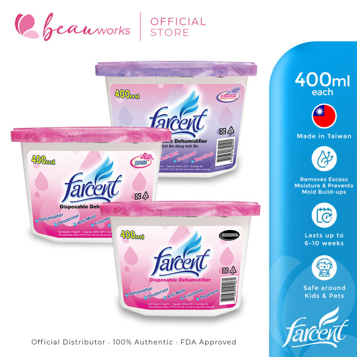 Farcent Disposable Dehumidifier 400ml each Lazada PH