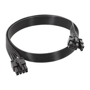 50cm Male to Male 8Pin to 6+2 Pin PCIE GPU Power Cable for GPU Power Supply Compatibility