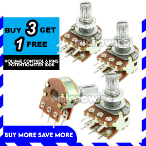 MW Potentiometer 6legs Sakura Konzert Universal 100K Volume Control 6 pin Master Volume