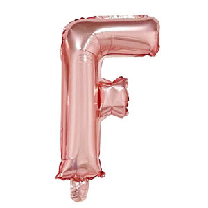 Good luck befalls! 16 inch A-Z letter rose gold wedding room decoration aluminum film balloon / number 0-9 balloon party decoration aluminum foil gold