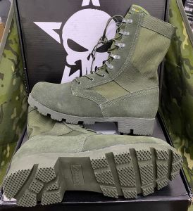 ASIAON 552 Tactical Boots Highcut ROTC Training Shoes Lightweight for Outdoor and Hiking Activities