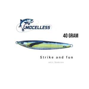 metal jig umpan jigging laut full GID 40 60 80 100 gram gomame skin lemadang