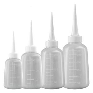 4pcs Sturdy Glues Dispenser Nozzle Bottle Plastic Squeeze Bottles with Nozzle for Accurate Glues and Oil Application
