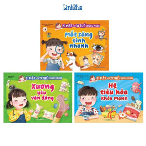 Sách Bí Mật Về Cơ Thể Chúng Mình: Xương - Mắt - Hệ Tiêu Hóa (lẻ tùy chọn) - Sách thiếu nhi Minh Long