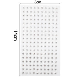 Dorisna 3 Sheet Non Piercing Lip Nails Sticker Selfadhesive Waterproof Reusable Fake Lip Nail Eyebrow Nose Ring Body Jewelry