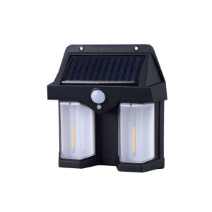 MillionGreat Upgraded Solar Wall Lights Outdoor Waterproof Dual Head Super Bright Sconce Lamp with Motion Sensor 3 Lighting Modes Solar Powered Garden Decorative Light