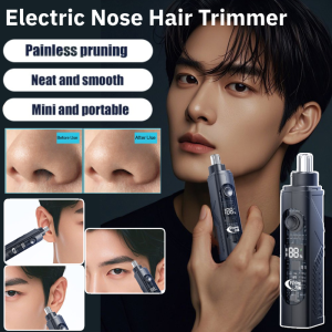 Mini Portable Electric Nose Hair Trimmer No Nasal Injuries Washable Nose Ear Hair Cutter Clipper Low Noise  鼻毛修剪器