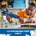 LEGO Super Heroes Marvel 76281 X-Men X-Jet (359 Pieces). 