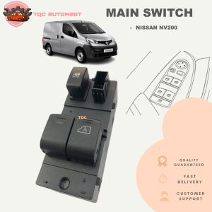 NISSAN NV200 NV-200 2007-2021 POWER WINDOW MAIN SWITCH MASTER DRIVER SIDE SUIS TINGKAP SWITCH MAIN