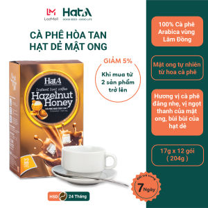 Cà Phê Hòa Tan 3 In 1 Hạt A Cafe Vị Hạt Dẻ Mật Ong Thơm Ngon Béo Ngậy 204g/ 12 gói