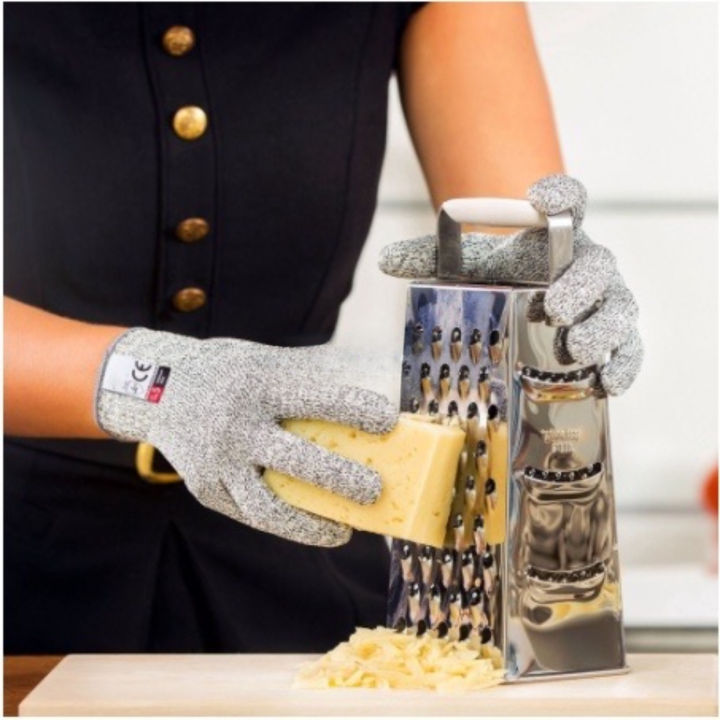 Cut Resistant Gloves Level 5,Grade EN388 Certified Safety Gloves for ...